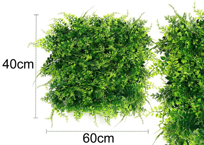 PANEL DEKORACYJNY ROŚLINNY ZIELONA ŚCIANA MATA SZTUCZNY ŻYWOPŁOT 40x60 na Arena.pl