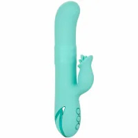 calexotics bel air bombshell zielony - masażer silikonowy, 10 trybow