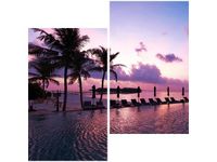70X50CM OBRAZ MAGICZNY ZACHÓD SŁOŃCA MALEDIWACH ŚCIAN