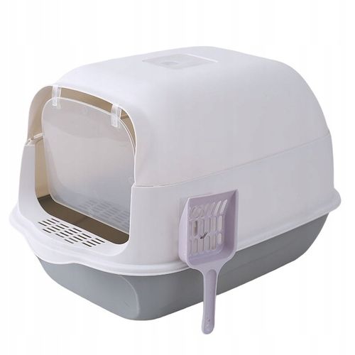 Kuweta dla kota z pochłaniaczem zamykana z łopatką Zestaw otwarta na Arena.pl