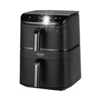 FRYTKOWNICA BEZTŁUSZCZOWA AIRFRYER COSORI TURBO TOWER DWA KOSZE 2630W 10,8L