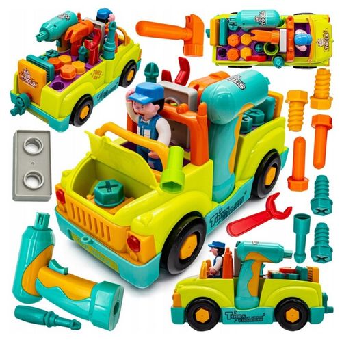 Auto do skręcania rozkręcania mały mechanik jeździ gra interaktywny na Arena.pl