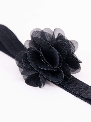 Opaska dziewczęca kwiatek czarna 38-44 YOCLUB na Arena.pl