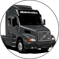 Opłatek na tort Tir Volvo Truck Samochód Auto Ciężarowe Ciągnik Siodłowy