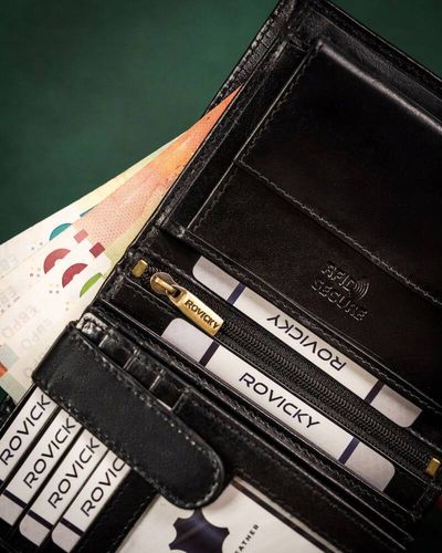 duży, skórzany portfel męski - rovicky na Arena.pl