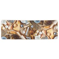 Dywanik kuchenny, kolorowy, 60x180 cm, antypoślizgowy