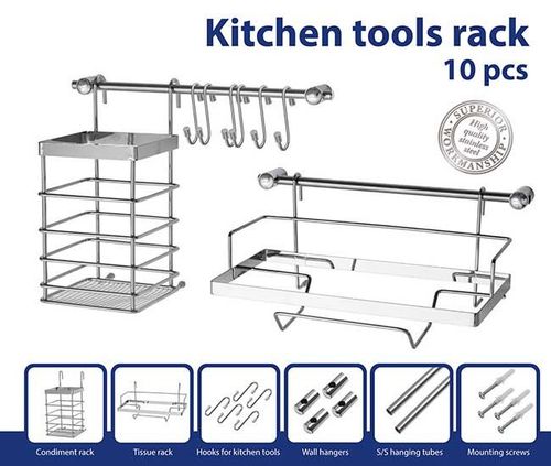 reling kuchenny 10 elementowy metlex mx-4540 srebrny na Arena.pl