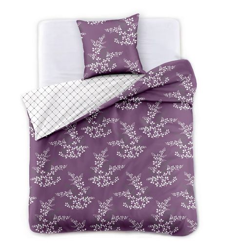 Pościel DecoKing HYPNOSIS CALLUNA VIO+CRE 135x2002+80x802 na Arena.pl