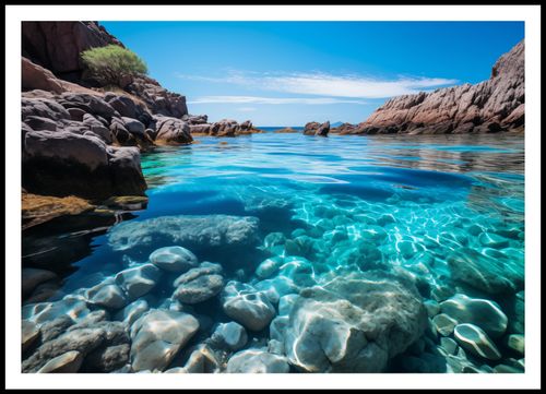 Plakat 100x70cm Krystaliczna Woda na Arena.pl