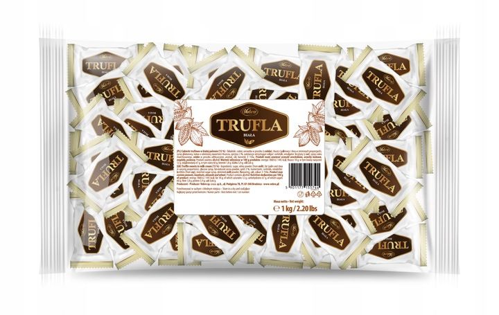 Cukierki Trufla Biała Vobro 1 kg zdjęcie 1