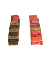 Zestaw 2 Par Skarpet Dziecięcych Czarne i Różowe Rozmiar 25-26 cm