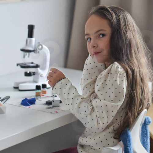 WOOPIE Mikroskop Cyfrowy LED Przybliżenie do 1200x Zestaw XXL z Adapterem do Smartfona na Arena.pl