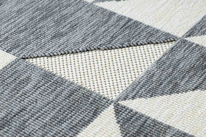 RUG/LU/WINK/TRIANGLE/GREY+CREAM/140x200 zdjęcie 4
