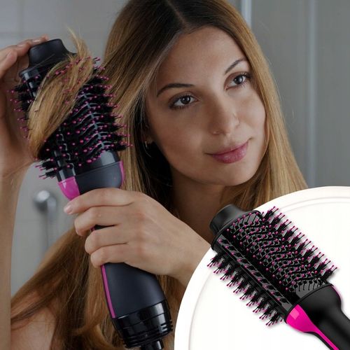 Duża Szczotka Suszarka Lokówka Prostownica Do Stylizacji Włosów 4w1 na Arena.pl