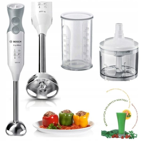 Blender BOSCH MSM66120 600W ROZDRABNIACZ MOCNY KUBEK + KSIĄŻKA zdjęcie 1