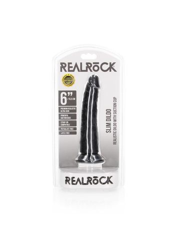 slim realistic dildo with suction cup - 6""/ 15,5 cm na Arena.pl