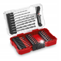 EINHELL M-CASE ZESTAW KOMPLET BITÓW I WIERTEŁ DO KAMIENIA 33 SZT. 49108753