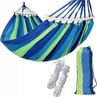 HAMAK OGRODOWY XXL BRAZYLIJSKI 270x150 DWUOSOBOWY POKROWIEC ZESTAW DUŻY WZ4