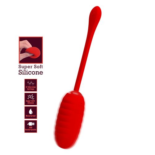 pretty love   kirk egg red 12 function vibrations na Arena.pl