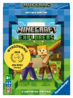 Minecraft Explorers - kooperacyjna gra karciana towarzyska Wersja podróżna