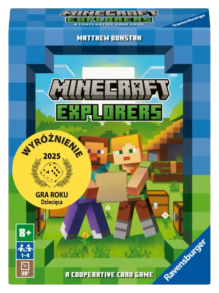 Minecraft Explorers - kooperacyjna gra karciana towarzyska Wersja podróżna zdjęcie 1
