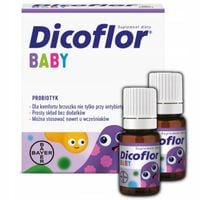 DICOFLOR BABY - 2x5ml / PROBIOTYK DLA DZIECI I NIEMOWLĄT 10ML