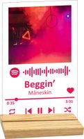 STATUETKA RAMKA SPOTIFY z twoją piosenką zdjęciem PREZENT z nadrukiem