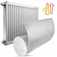 EKRAN ZAGRZEJNIKOWY ODBIJAJĄCY CIEPŁO MATA ALUMINIOWA PIANKA IZOLACJA 10 GO