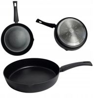 2 x PATELNIA TRADYCYJNA ALUMINIOWA Z POWŁOKĄ NIEPRZYWIERAJĄCĄ 28CM INDUKCJA