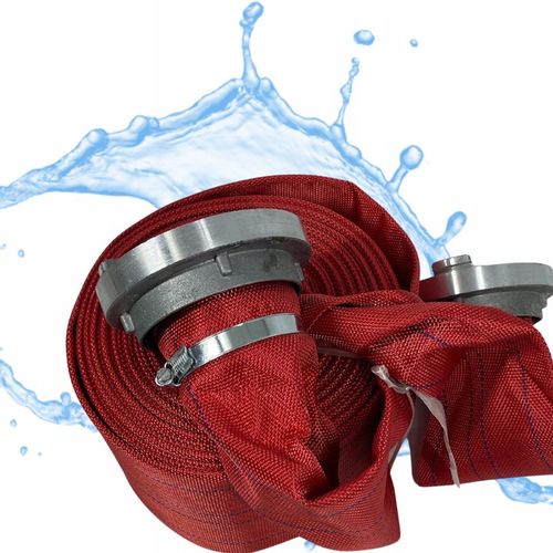 WĄŻ 3'' STRAŻACKI 30M DO WODY NAWADNIANIA PARCIANY SZAMBA 75mm GRUBY MOCNY na Arena.pl