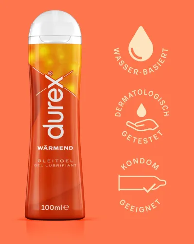 durex play warming 100ml - żel intymny nawilżający rozgrzewający na Arena.pl
