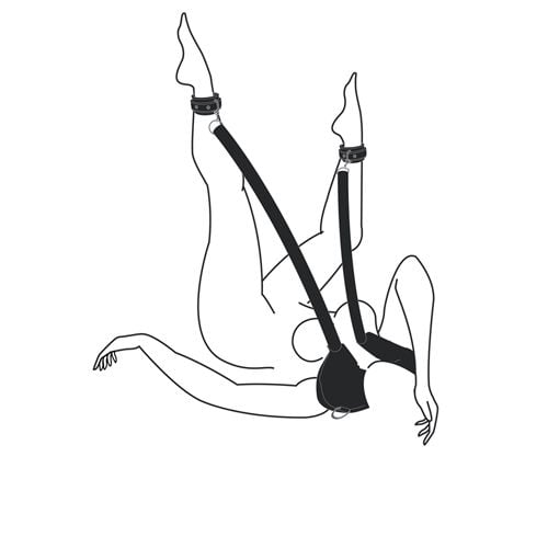 Kajdanki-Pillow & Ankle Cuffs Leg Position Strap zdjęcie 9