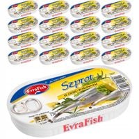 Evrafish Szprot w oleju 170 g x 16 sztuk