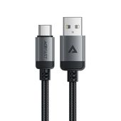 kabel przewód usb-a - usb-c 480mb/s 3a 1.2m - czarny
