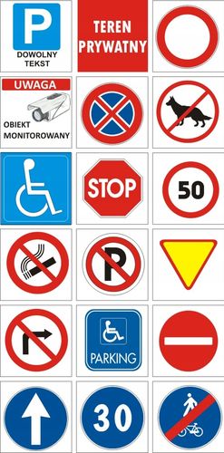 ZNAK DROGOWY 60cm ogranicznie prędkości 50 km/h na Arena.pl