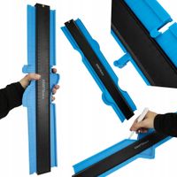 Wzornik szablon przymiar kształtów 520mm kraft&dele KD10389