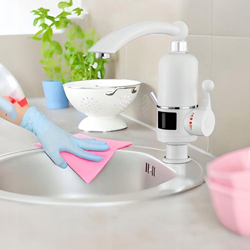 PODGRZEWACZ DO WODY ELEKTRYCZNY PRZEPŁYWOWY STOPNI WYŚWIETLACZ LCD 3000W na Arena.pl