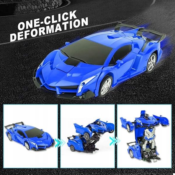 ROBOT TRANSFORMUJĄCY SIE W SAMOCHÓD LAMBO 2W1 AUTO NA PILOT RC DZIECI zdjęcie 6