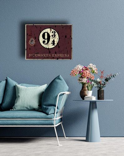 Harry Potter Hogwarts Express 9 3/4 - obraz na płótnie 40x30 cm na Arena.pl