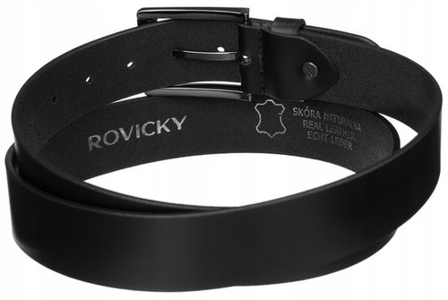 ROVICKY pasek skórzany męski do spodni klasyczny na Arena.pl