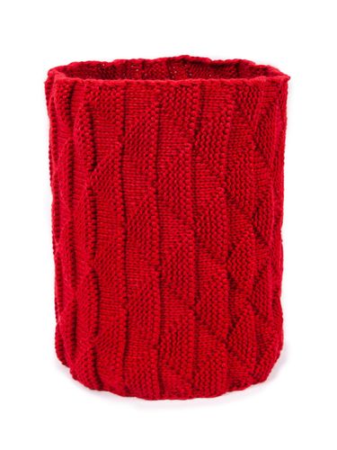 Komin zimowy dziewczęcy czerwony L-XL YOCLUB na Arena.pl