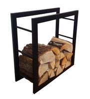 Stojak kosz na drewno kominkowe opałowe 60x60x25 LOFT