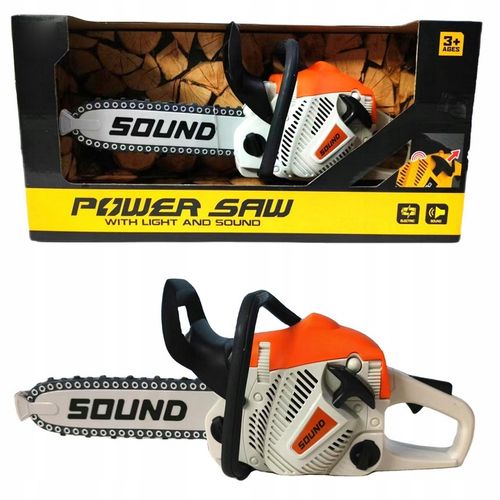 Duża Piła Łańcuchowa spalinowa dzieci ruchomy łańcuch silnik na Arena.pl