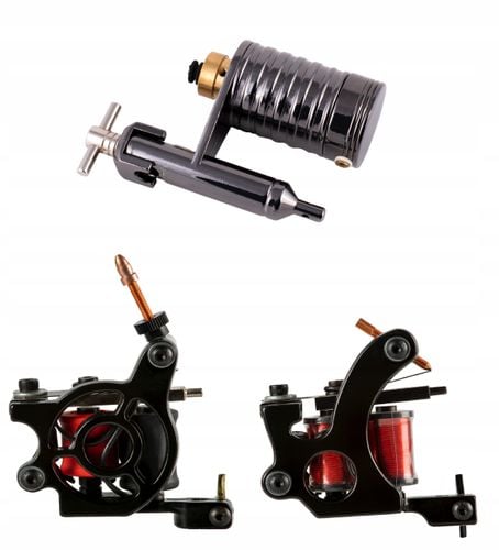 Komplet Zestaw Maszynki Tatuażu rotacyjna Full set na Arena.pl