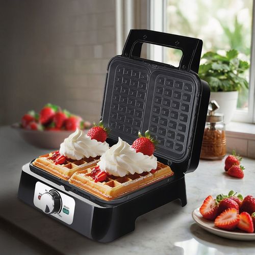 GOFROWNICA IDEAL 2DUŻE CHRUPIĄCE GOFRY MOCNA 2000W NIEPRZYWIERAJĄCA na Arena.pl