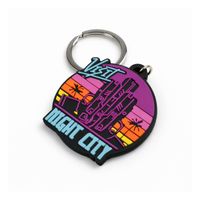 Visit Night City | 5 cm | Rubber | Brelok | Cyberpunk 2077