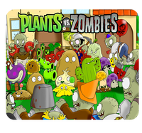 Podkładka pod myszkę Plants vs Zombie