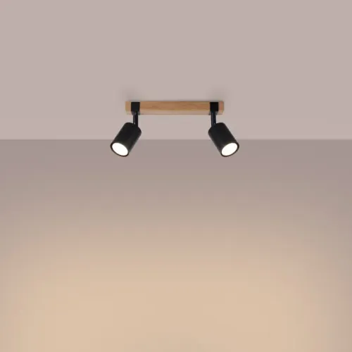 Plafon FAGER 2 czarny na Arena.pl