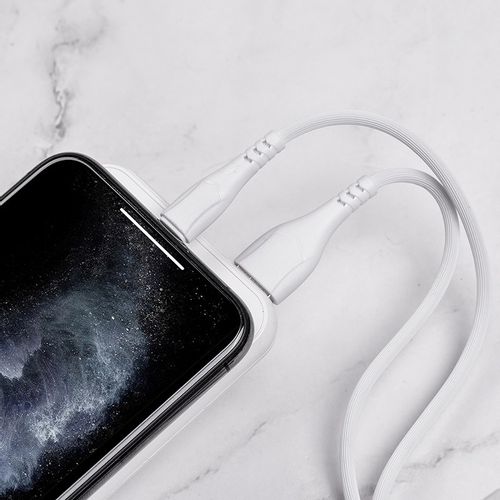Borofone - kabel USB-A do Lightning 1m biały na Arena.pl