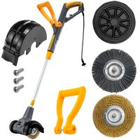 KRAWĘDZIARKA ELEKTRYCZNA 800W DO USUWANIA CHWASTÓW MCHU Z KOSTKI 2 SZCZOTKI